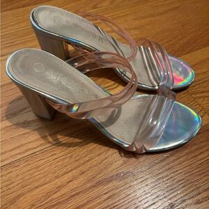 Fun Iridescent Heels